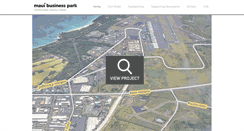 Desktop Screenshot of mauibusinessparkphase2.com